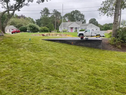 Landscape design and sod installation